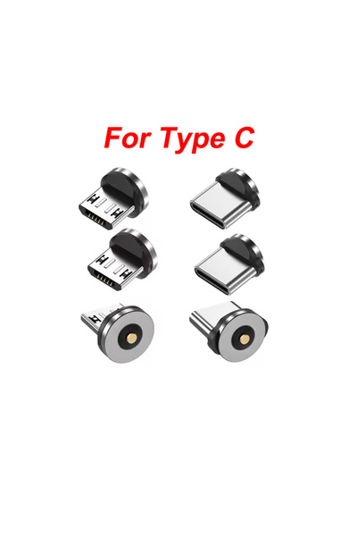 choice2 6pcs for Type C 6Pcs Magnetic Cable Plug Round Fast Charging Adapter ...