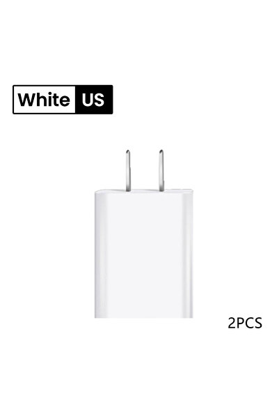 Choice1 شاحن حائط USB بقوة 5 فولت و2 أمبير مع قابس أمريكي/أوروبي لهواتف آيفون...