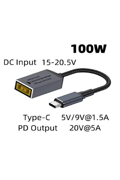 choice2 100W Cable ﻿ ﻿ 65W 100W 140W Type-C USB C to Square Plug Fast Chargin...