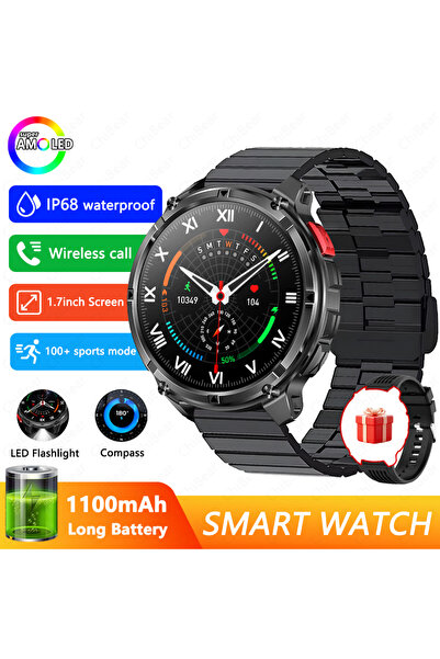 Choice11 ساعة ذكية T-Rex3 Pro جديدة لعام 2026 ببطارية 1100 مللي أمبير، هيكل ف...