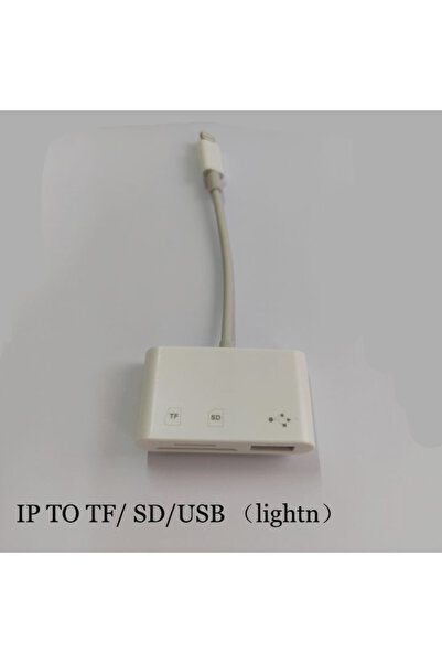 Choice IOS to SD TF USB 3-in-1 Lightning to TF/SD/USB OTG Card Reader, High-S...