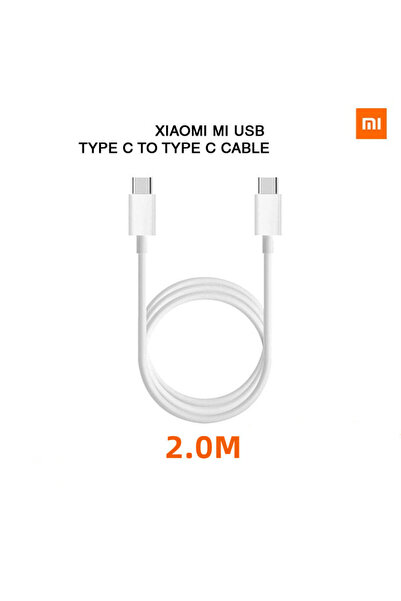 Choice كابل XIAOMI C إلى C 5A 2M أصلي بقوة 60 واط USB C إلى USB C لنقل البيان...