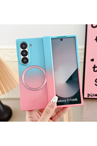 Choice28 جراب هاتف بلاستيكي جديد بتصميم مغناطيسي لحماية المفصلات باللونين الأ...