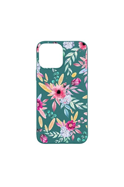bestcase Θήκη σιλικόνης συμβατή με Apple iPhone 13 Pro Max, Χαρούμενα Λουλούδ...