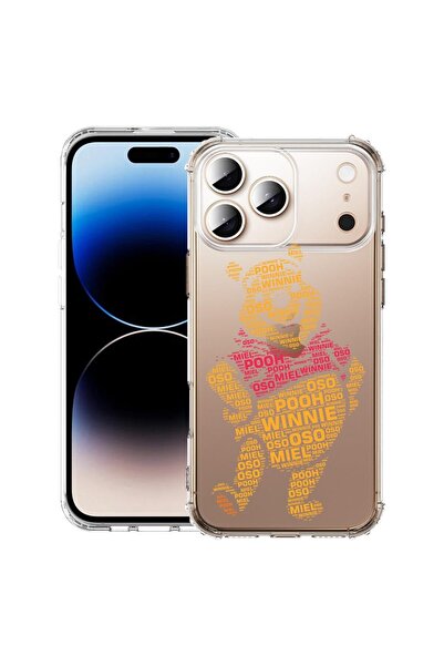 bestcase Husă pentru Apple iPhone 17 Pro cu design Calligraphy Pooh, Antișoc,...