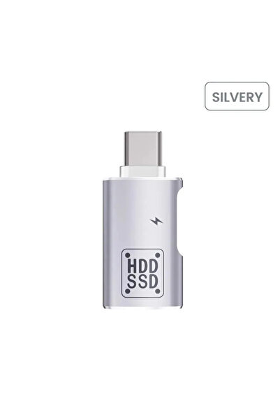 Choice1 محول OTG فضي 2 في 1 من النوع C، محول USB C ذكر إلى USB + أنثى من النو...