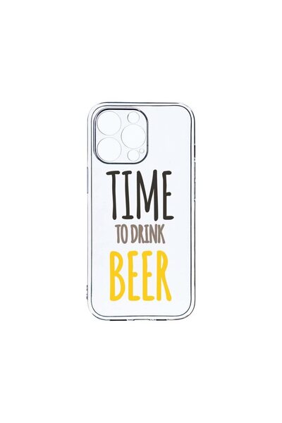 bestcase Διαφανής Θήκη Σιλικόνης 2MM, Συμβατή με Apple iPhone 14 Pro, Bear, Α...