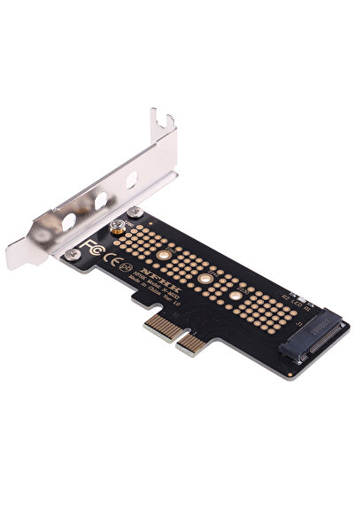 Choice بطاقة محول NVMe PCIe M.2 NGFF SSD سوداء اللون، قطعة واحدة، من X1 إلى P...