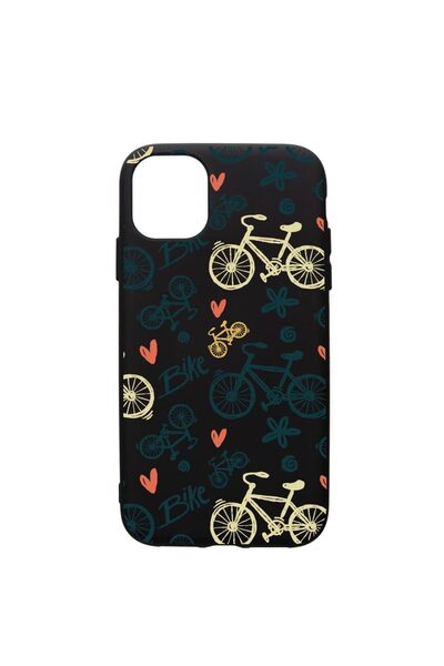 bestcase Θήκη σιλικόνης premium συμβατή με Apple iPhone 12, Bike Love, με υφα...