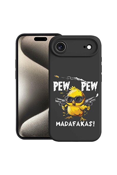 bestcase Husă pentru Apple iPhone 17 Air cu Design Pew Pew, Silicon Premium, ...