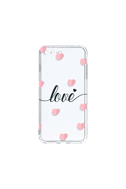 bestcase Husa din silicon transparent de 2MM, compatibilă cu Apple iPhone 8 P...