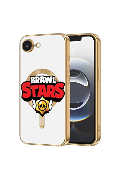 bestcase Πολυτελής Θήκη MagSafe, Συμβατή με Apple iPhone 16e, λογότυπο Brawl ...