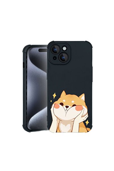 bestcase Θήκη TPU Pro Shock Συμβατή με Apple iPhone 15, με Σχέδιο Emoji - Γλυ...