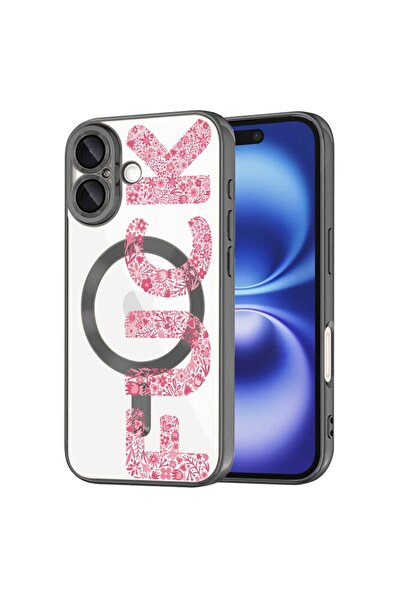 bestcase Πολυτελής Θήκη MagSafe, Συμβατή με Apple iPhone 16, Μήνυμα  "Rebel F...