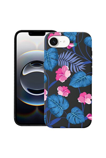 bestcase Husă pentru Apple iPhone 16e, Silicon Premium Subțire 1.2MM, Flori A...
