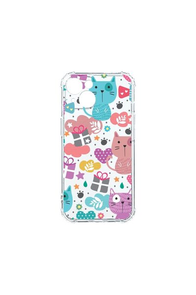 bestcase Husa Anti Shock 1.5MM, Compatibila Cu Apple iPhone 15, Lovely Cat, R...