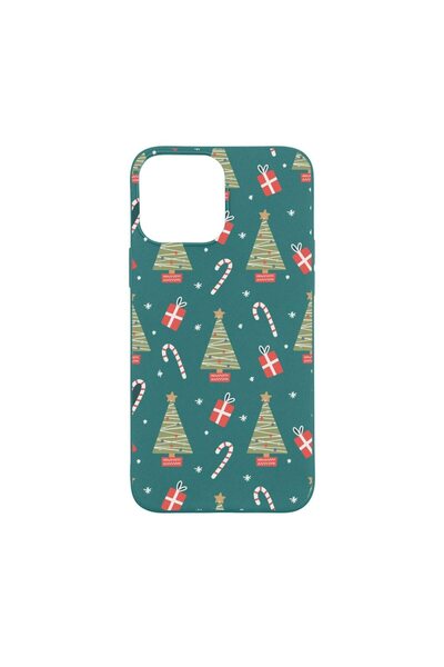 bestcase Husa Silicon Compatibila Cu Apple iPhone 13 Pro Max, Christmas Patte...