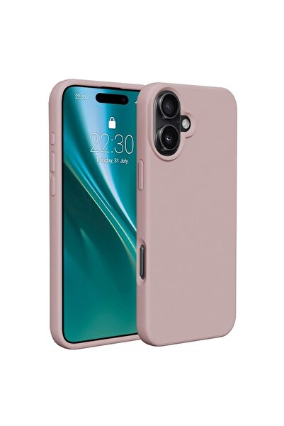 bestcase Προστατευτική Θήκη, Συμβατή με Apple iPhone 16, Σιλικόνη Etteri, Ροζ...