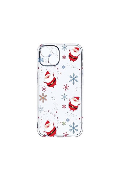 bestcase Husa Clear Silicon 2MM, Compatibila Cu Apple iPhone 13 Mini, Xmas - ...