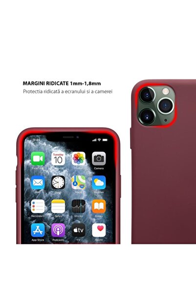 bestcase Husa Premium Silicon compatibila cu Apple iPhone 11 Pro Max, Spongeb...
