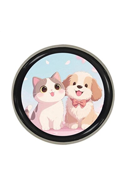 Choice1 White Digital Badge 1.7inch HD Pixel Screen Cute Name Tag 600mAh Elec...