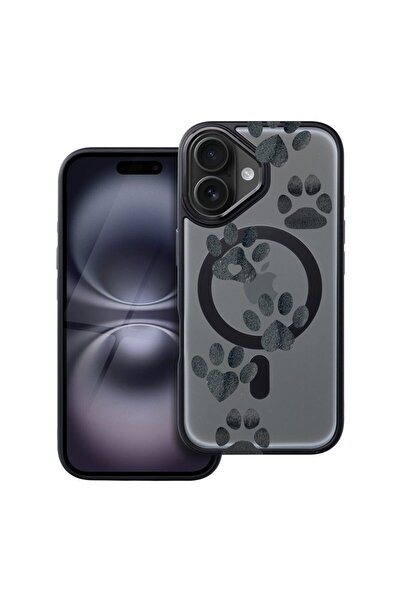 bestcase Θήκη συμβατή με Apple iPhone 16 με σχέδιο πατούσας σκύλου, Αντικραδα...