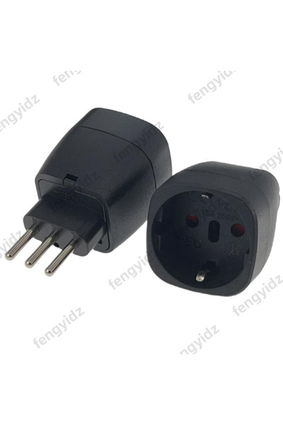 Choice black European to Italian Travel Plug German Standard Brazilian Swiss ...
