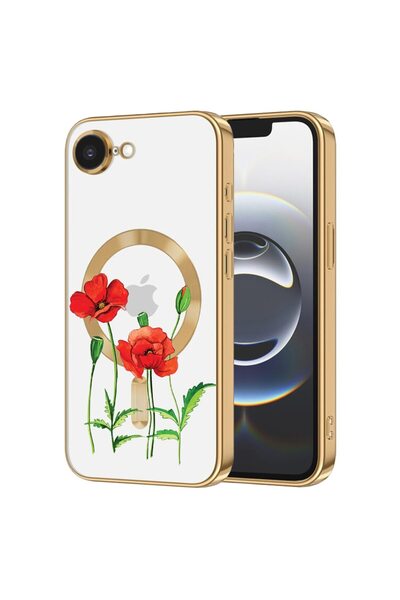 bestcase Πολυτελής Θήκη MagSafe, Συμβατή με Apple iPhone 16e, Κόκκινο Mac red...