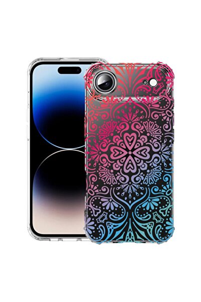 bestcase Husă pentru Apple iPhone 17 Air cu Design Mandala Color, Antișoc, Co...