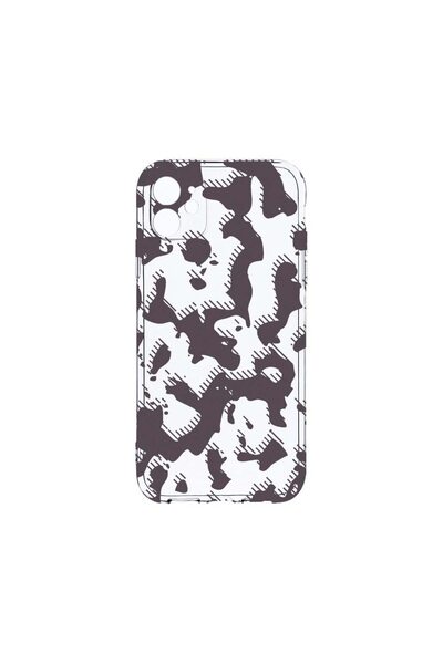 bestcase Θήκη Clear Silicon 2MM, Συμβατή με Apple iPhone 12 Mini, Γκρι Καμουφ...