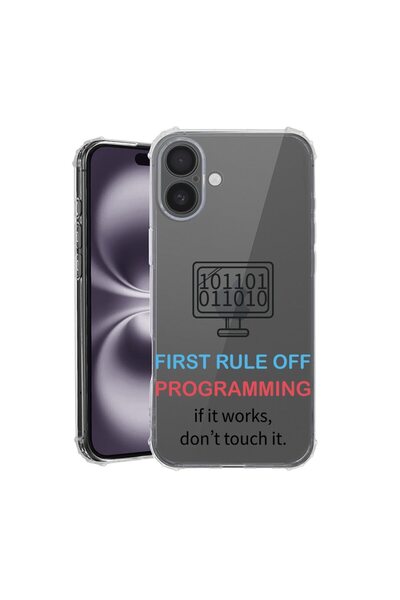 bestcase Θήκη για Apple iPhone 16, Αντικραδασμική 1.5MM, IT First Rule, Προστ...