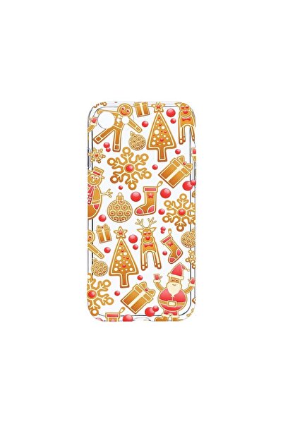 bestcase Husa Clear Silicon 2MM, Compatibila Cu Apple iPhone SE 2, Xmas, Anti...