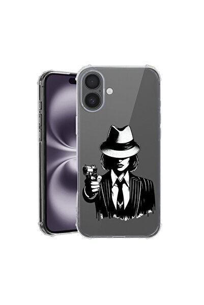 bestcase Husa pentru Apple iPhone 16 Plus, Anti Shock 1.5MM, Gangster Woman, ...