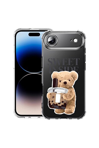 bestcase Husă pentru Apple iPhone 17 Air cu Design Teddy Bear Sweet Inside, A...