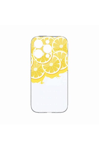 bestcase Калъф, съвместим с Apple iPhone 14 Pro, Лимон, Устойчив на износване...
