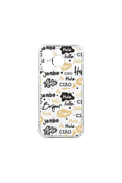 bestcase Husa Anti Shock 1.5MM, Compatibila Cu Apple iPhone 15 Pro, Hello, Re...