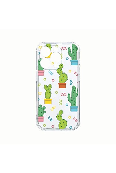 bestcase Αντικραδασμική Θήκη Σιλικόνης, Συμβατή με Apple iPhone 14 Pro, Κάκτο...