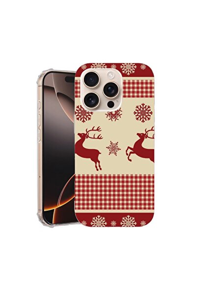 bestcase Husa pentru Apple iPhone 16 Pro Max, Anti Shock 1.5MM, Xmas Pattern,...