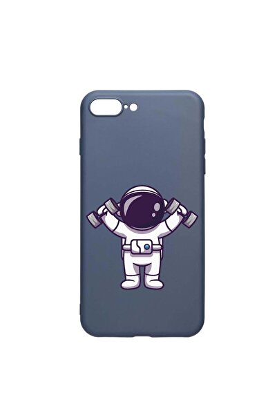 bestcase Husa Silicon Compatibila Cu Apple iPhone 8 Plus / 7 Plus, Astronaut ...