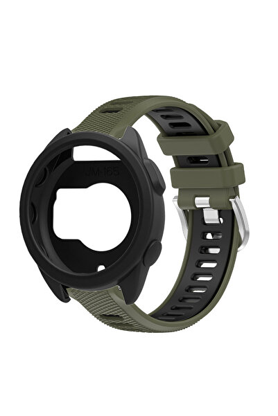 Choice15 For Forerunner 165 AGrB-B Protective Cover Case+Strap For Forerunner...
