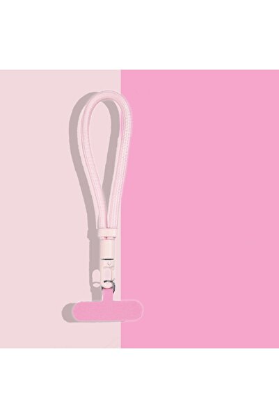 Choice4 POLYESTER Pink Mobile Phone Adjustable Short Lanyard Universal Colorf...