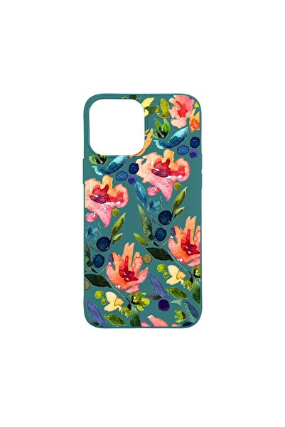 bestcase Husa Silicon Compatibila Cu Apple iPhone 13 Pro Max, Flowers Collect...