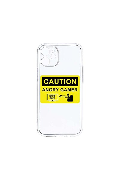 bestcase Husa Clear Silicon 2MM, Compatibila Cu Apple iPhone 11, Angry Gamer,...