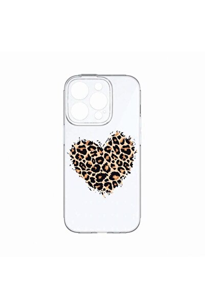 bestcase Θήκη, Συμβατή με Apple iPhone 14 Pro, Καρδιά Λεοπάρδαλης, Ανθεκτική ...