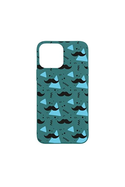bestcase Husa Silicon Compatibila Cu Apple iPhone 13 Pro Max, Mustache, rezis...