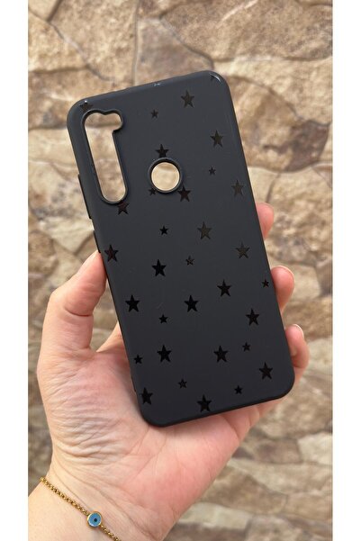 Vip Case Redmi Note 8 Uyumlu Mini Siyah Yıldız Desenli Silikon Darbe Emici Kl...