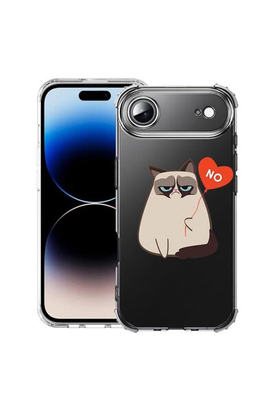 bestcase Husă pentru Apple iPhone 17 Air cu Design Meme - Grumpy Says No, Ant...