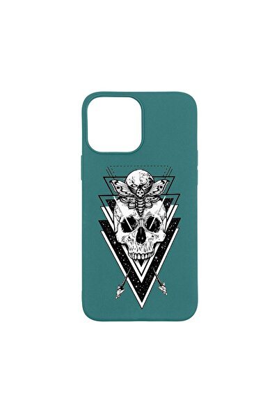 bestcase Husa Silicon Compatibila Cu Apple iPhone 13 Pro Max, Skull, rezisten...