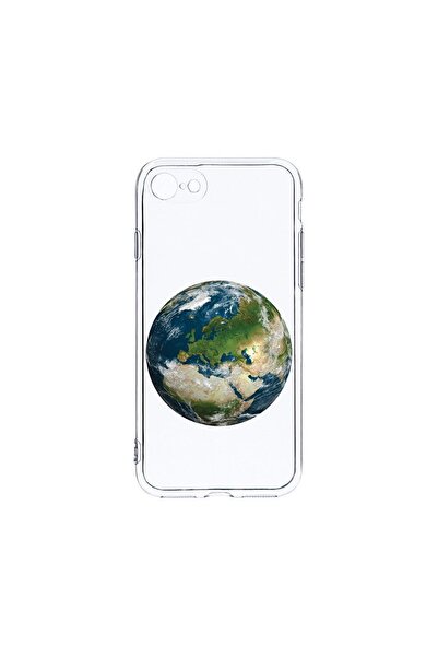 bestcase Διαφανής Θήκη Σιλικόνης 2MM, Συμβατή με Apple iPhone SE 2, Γήινο Σχέ...