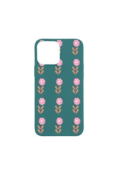 bestcase Θήκη σιλικόνης συμβατή με Apple iPhone 13 Pro Max, με σχέδιο λουλουδ...